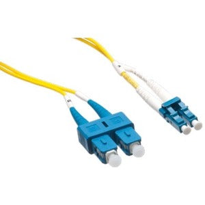 Axiom LC/SC Singlemode Duplex OS2 9/125 Fiber Optic Cable 30m