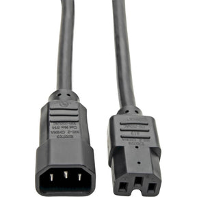 Power Cord - C14 - Male Left Gender - C15 - Female Right Gender - 3feet Length -
