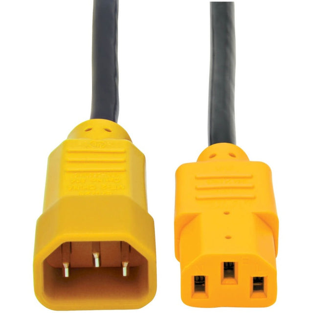 TRIPP LITE 4FT18AWG POWER CORD C14-C13 YELLOW