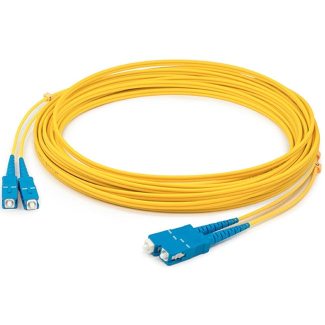 AddOn 10m Single-Mode fiber (SMF) Duplex SC/SC OS1 Yellow Patch Cable ...