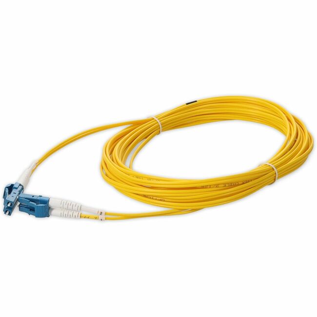 AddOn 5m Single-Mode fiber (SMF) Duplex LC/LC OS1 Yellow Patch Cable