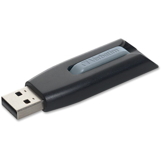 Microban 64GB Store 'n' Go V3 USB 3.2 Gen 1 Flash Drive - Gray