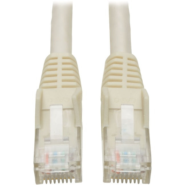 Tripp Lite by Eaton 15-ft. Cat6 Gigabit Snagless Molded Patch Cable(RJ45 M/M) - White