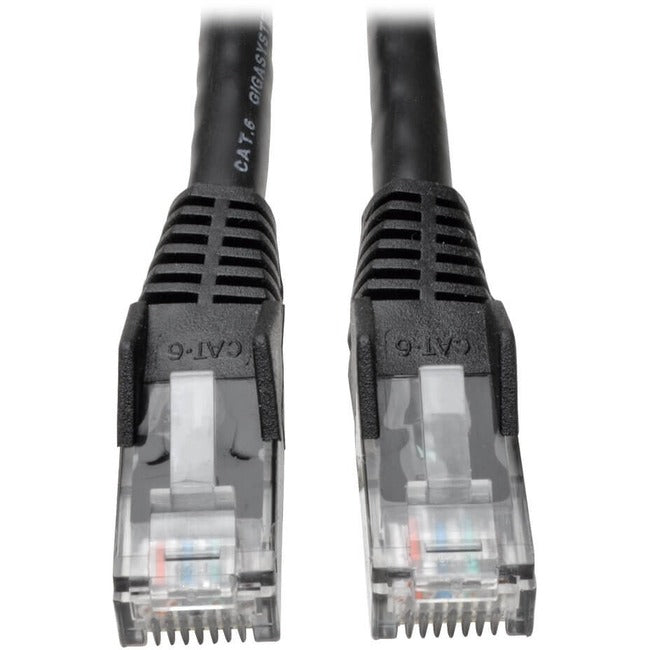 Tripp Lite series 15-ft. Cat6 Gigabit Snagless Molded Patch Cable(RJ45 M/M) - Black