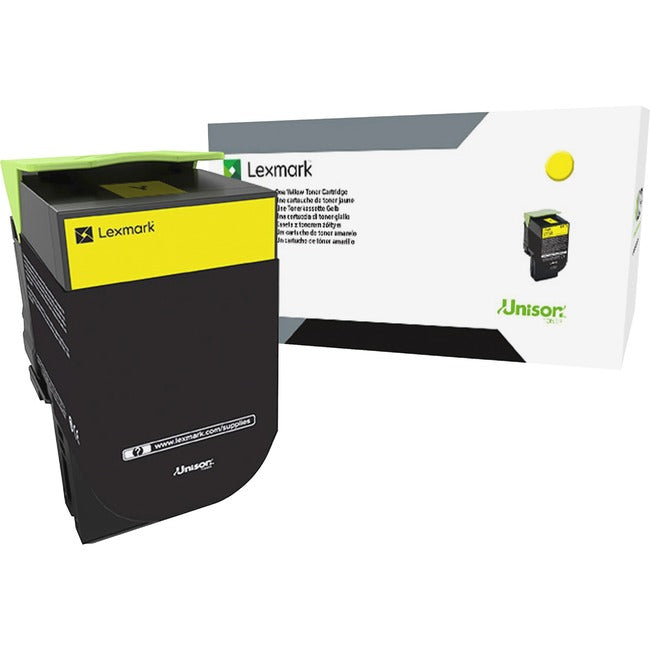 Cartouche de toner laser à rendement standard Lexmark Unison 800S4 - Jaune - 1 unité