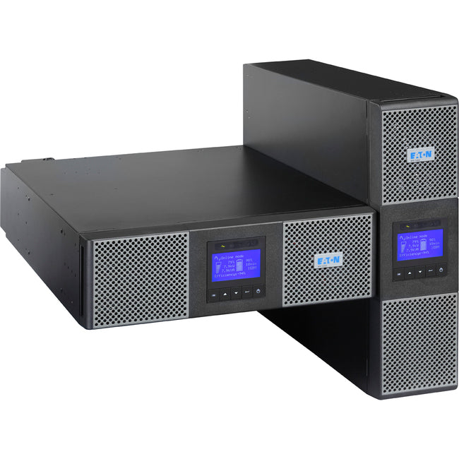 Eaton 9PX rack/tower UPS. 6000 VA / 5400W, 208V, L6-30P input; (2) L6-30R, (2) L