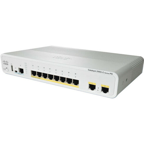 CATALYST 2960C PD PSE 8 FE POE, 2 X1G,LA