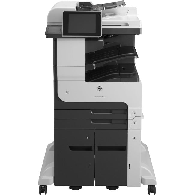 HP LaserJet M725 M725Z Laser Multifunction Printer-Monochrome-Copier/Fax/Scanner-40 ppm Mono Print-1200x1200 Print-Automatic Duplex Print-200000 Pages Monthly-2100 sheets Input-Color Scanner-600 Optical Scan-Monochrome Fax-Gigabit Ethernet Ethernet