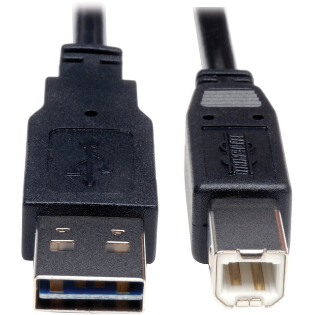 Tripp Lite series Universal Reversible USB 2.0 Cable - REVERSIBLE USB A Left Con