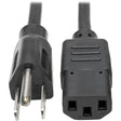 Tripp Lite series Desktop Computer AC Power Cable, NEMA 5-15P to C13 - 10A, 125V