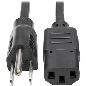 Tripp Lite series Desktop Computer AC Power Cable, NEMA 5-15P to C13 - 10A, 125V