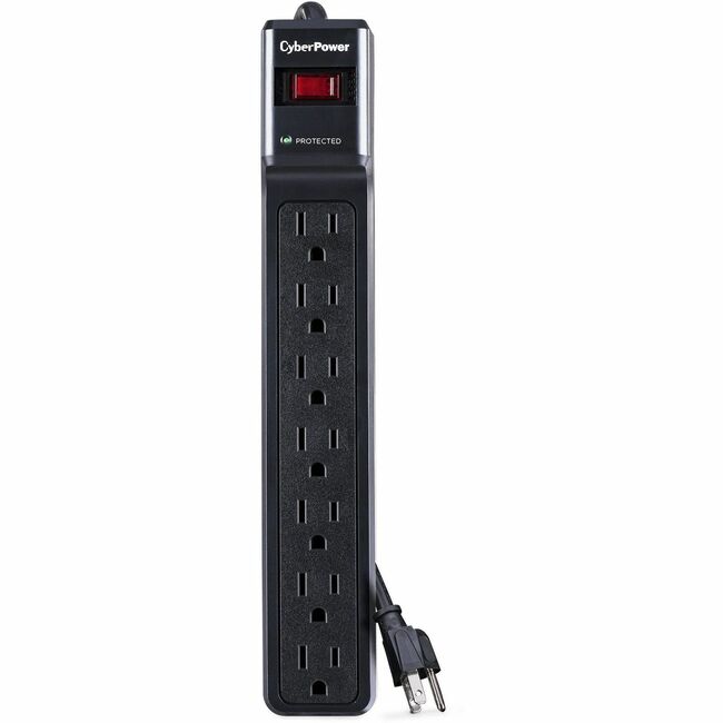 CyberPower CSB706 Essential 7-Outlets Surge Suppressor with 1500 Joules and 6FT Cord - Plain Brown Boxes