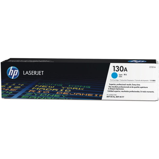 Cartouche de toner laser d'origine HP 130A - Pack cyan