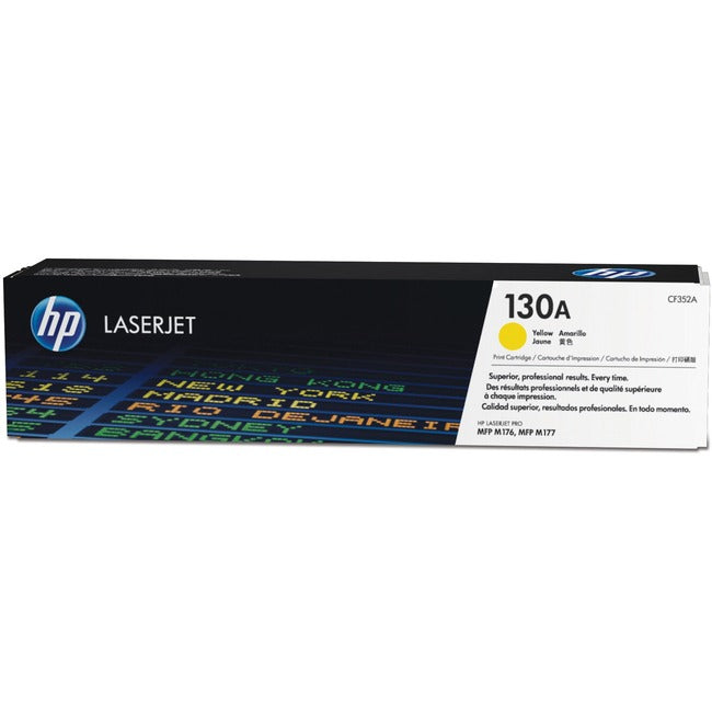 Cartouche de toner laser d'origine HP 130A - Pack jaune