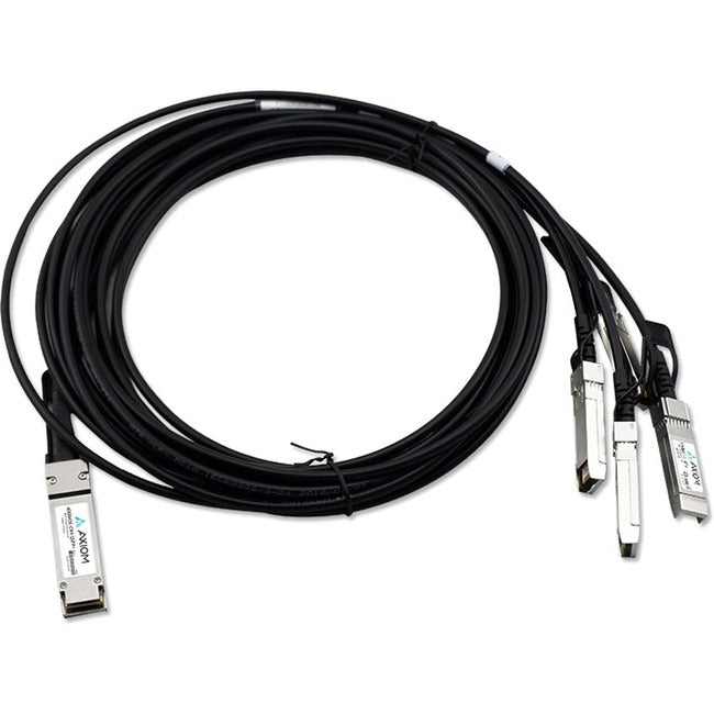 AXIOM 40GBASE-CR4 QSFP+ TO 4 10GBASE-CU SFP+ PASSIVE DAC CABLE HP 5M