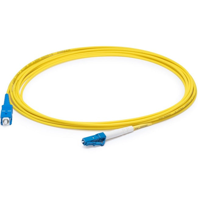 AddOn 10m SMF 9/125 Simplex SC/LC OS1 Yellow OFNR (Riser Rated) Patch Cable