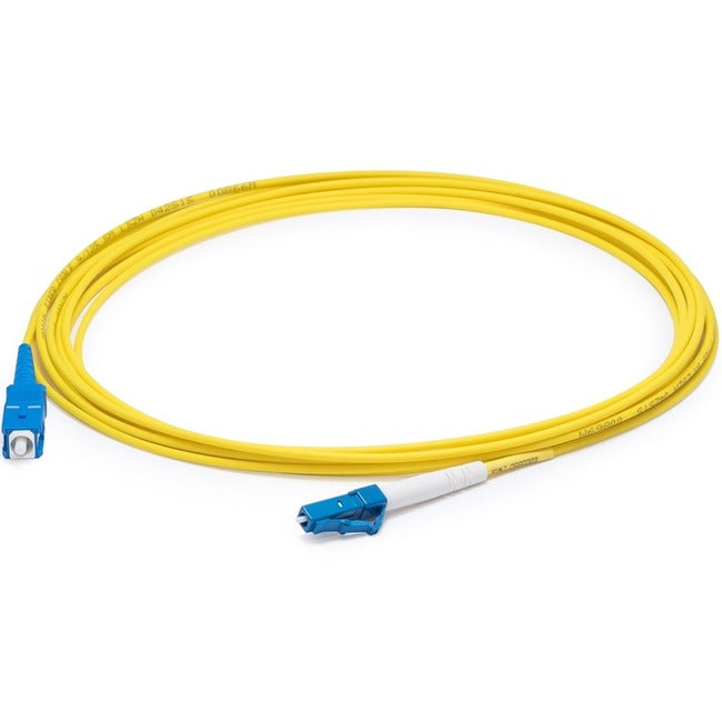 AddOn 2m SMF 9/125 Simplex SC/LC OS1 Yellow OFNR (Riser Rated) Patch Cable