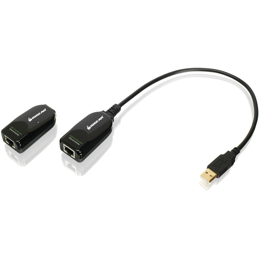 Extend USB 2.0 connections over CAT5/5e or CAT6 cable