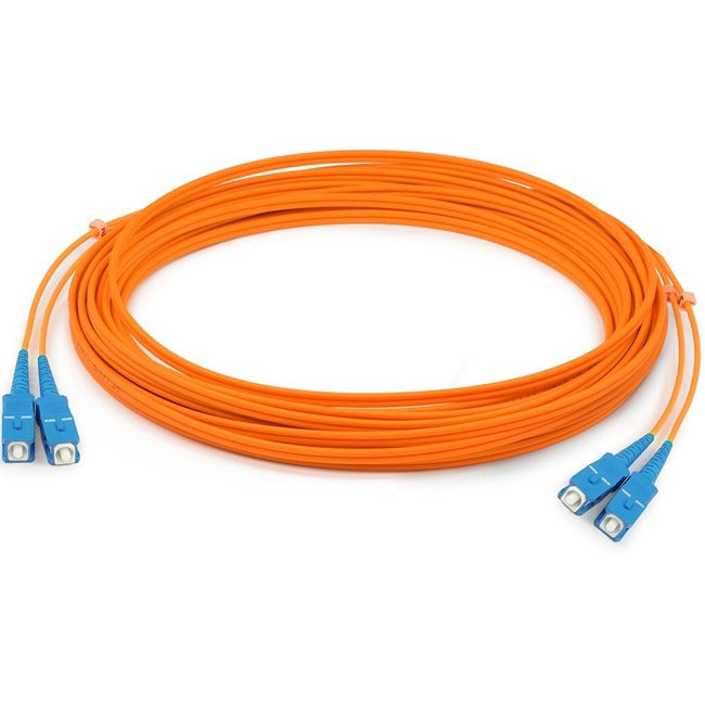 AddOn 15m Multi-Mode fiber (MMF) Duplex SC/SC OM1 Orange Patch Cable