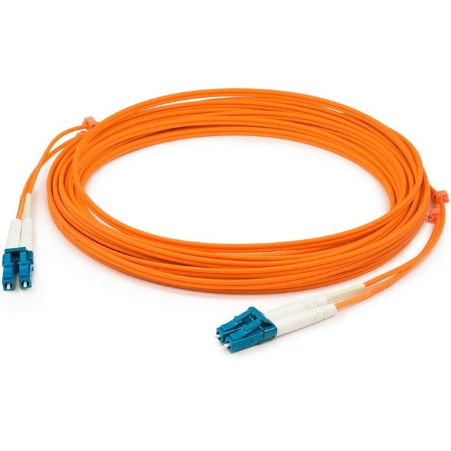 AddOn 15m Multi-Mode fiber (MMF) Duplex LC/LC OM1 Orange Patch Cable