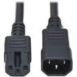 Power Cord - C14 - Male Left Gender - C15 - Female Right Gender - 2feet Length -