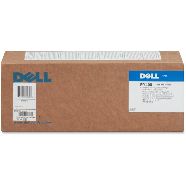 Dell PY408 Original Laser Toner Cartridge - Black - 1 Each