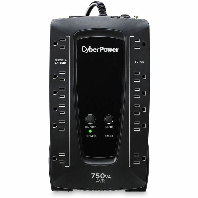 CyberPower AVR Series AVRG750U 750VA 450W Desktop UPS with AVR and USB