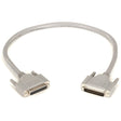 Black Box RS232 DBL Shielded Cable W/ Molded Hood DB25M/F 25 Cond 2Ft.