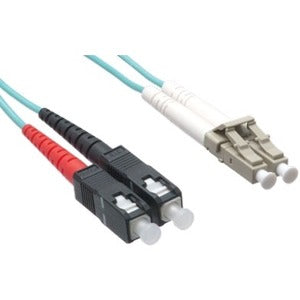 Axiom LC/SC Multimode Duplex OM4 50/125 Fiber Optic Cable 30m