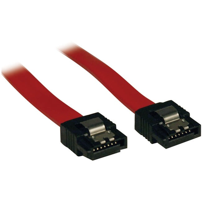 Tripp Lite by Eaton Serial ATA (SATA) Latching Signal Cable (7Pin/7Pin) 12-in.