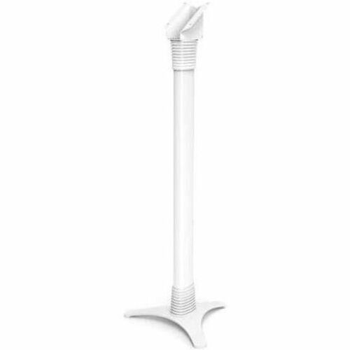 Tablet Floor Adjustable Stand Mount - White