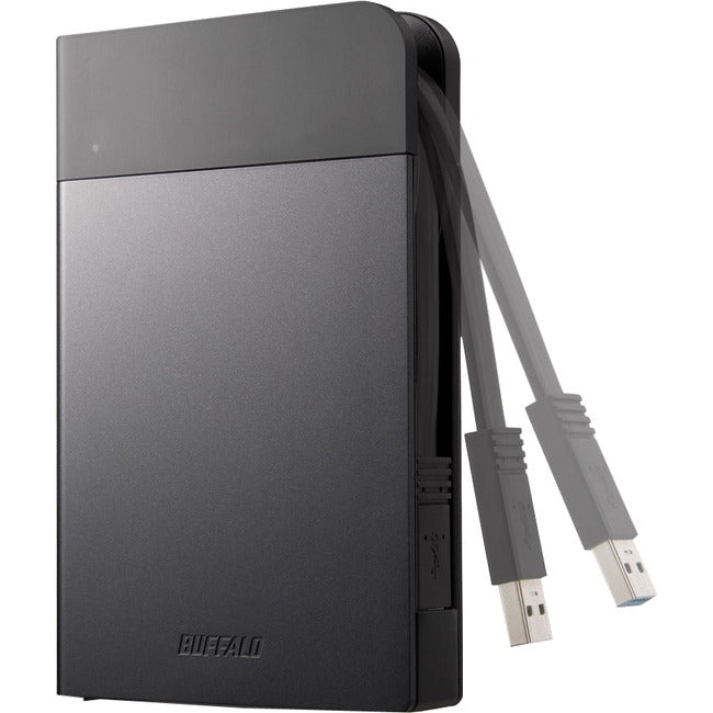 Disque dur portable robuste Buffalo MiniStation Extreme HD-PZN1.0U3B 1 To - Externe - SATA (SATA/300) - Conforme TAA