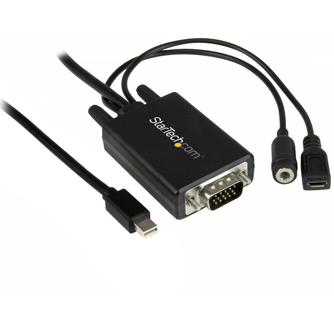 Connect audio & video from a Mini DP Mac or PC directly to a monitor - 10ft Mini