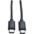 Tripp Lite USB 2.0 Hi-Speed Cable USB Type C USB-C to USB-C M/M 6 ft