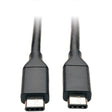 Tripp Lite series USB-C Cable (M/M) - USB 3.2, Gen 1 (5 Gbps), Thunderbolt 3 Com