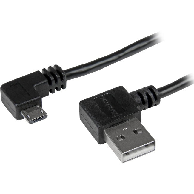 Câble micro-USB StarTech.com de 2 m avec connecteurs à angle droit - M/M - Câble USB A vers Micro B