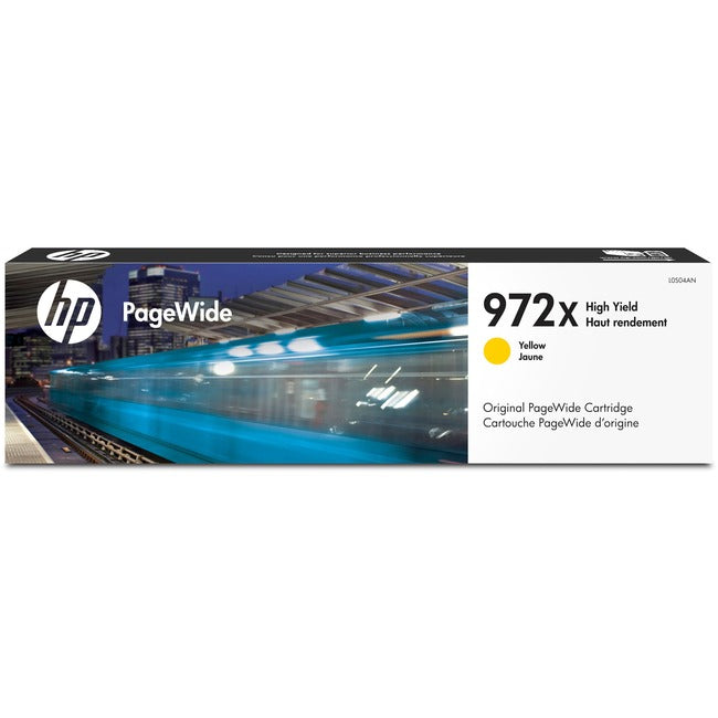 HP 972X (L0S04AN) Original High Yield Page Wide Ink Cartridge - Single Pack - Yellow - 1 Each