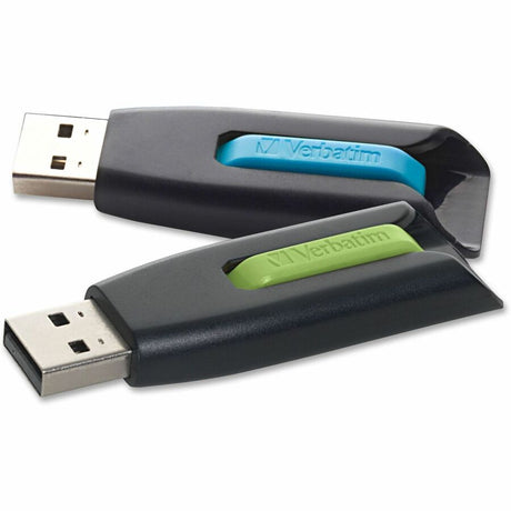 Microban 32GB Store 'n' Go&reg; V3 USB 3.2 Gen 1 Flash Drive - 2pk - Blue, Green