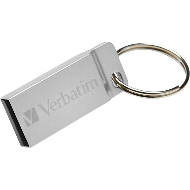 Verbatim 32GB Metal Executive USB Flash Drive - Silver