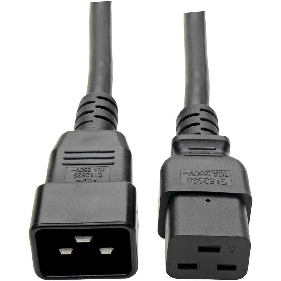 Power Cord - Power IEC 320 EN 60320 C20 - Male Left Gender - C19 - Female Right