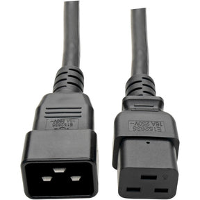 Power Cord - Power IEC 320 EN 60320 C20 - Male Left Gender - C19 - Female Right