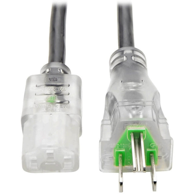 Power Cord - NEMA 5-15P - Male Left Gender - Power IEC 320 EN 60320 C13 - Female