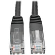 TRIPP LITE MOLDED PATCH RJ45 M/M 550MHZ BLACK 3