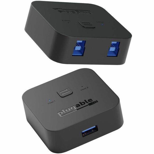 Plugable USB 3.0 Sharing Switch for One-Button Swapping of USB Device or Hub Between Two Computers (A\B Switch)