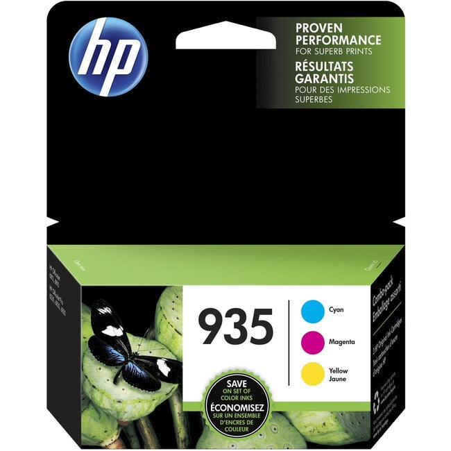 HP 935 Original High Yield Inkjet Ink Cartridge - Cyan, Magenta, Yellow - 3 / Pack