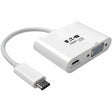 USB 3.1 Gen 1 USB-C to VGA Adapter with USB-C PD Charging Port, Thunderbolt 3 Co