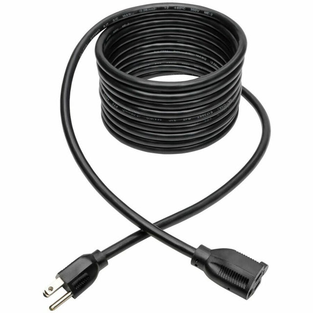 Power Cord - NEMA 5-15P - Male Left Gender - Power NEMA 5-15R - Female Right Gen