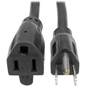 Power Cord - NEMA 5-15P - Male Left Gender - Power NEMA 5-15R - Female Right Gen