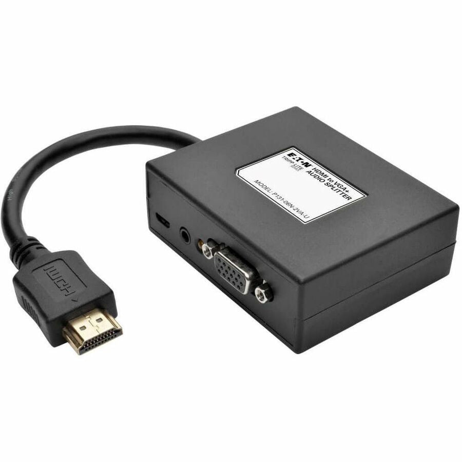 2-Port HDMI to VGA + Audio Adapter / Splitter, 1920 x 1080 (1080p), TAA - Delive