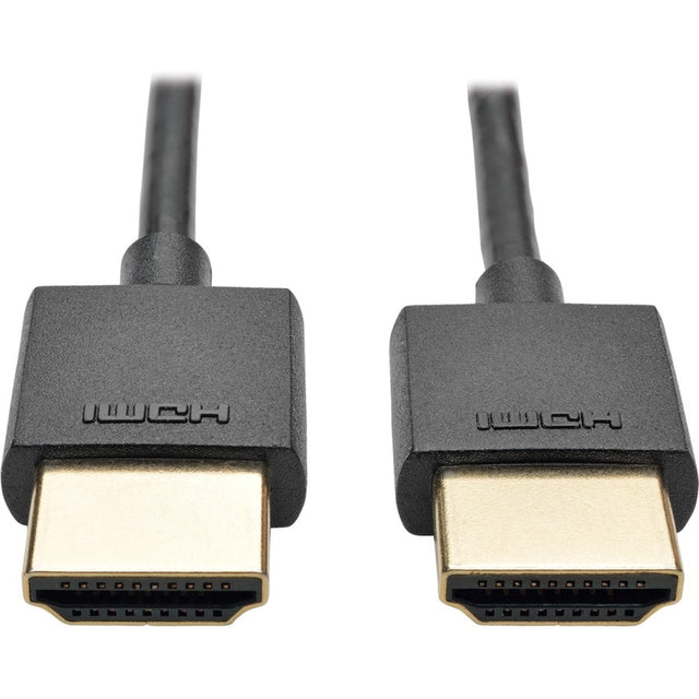 Tripp Lite series Slim High-Speed HDMI Cable with Ethernet and Digital Video wit